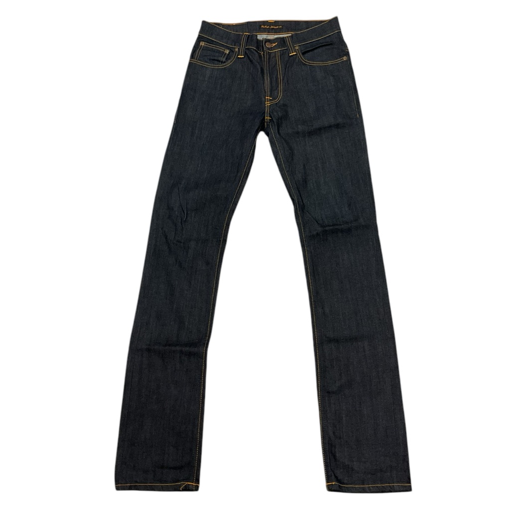 Nudie Jeans Thin Finn Men’s Org Dry Ecru Embo Jeans